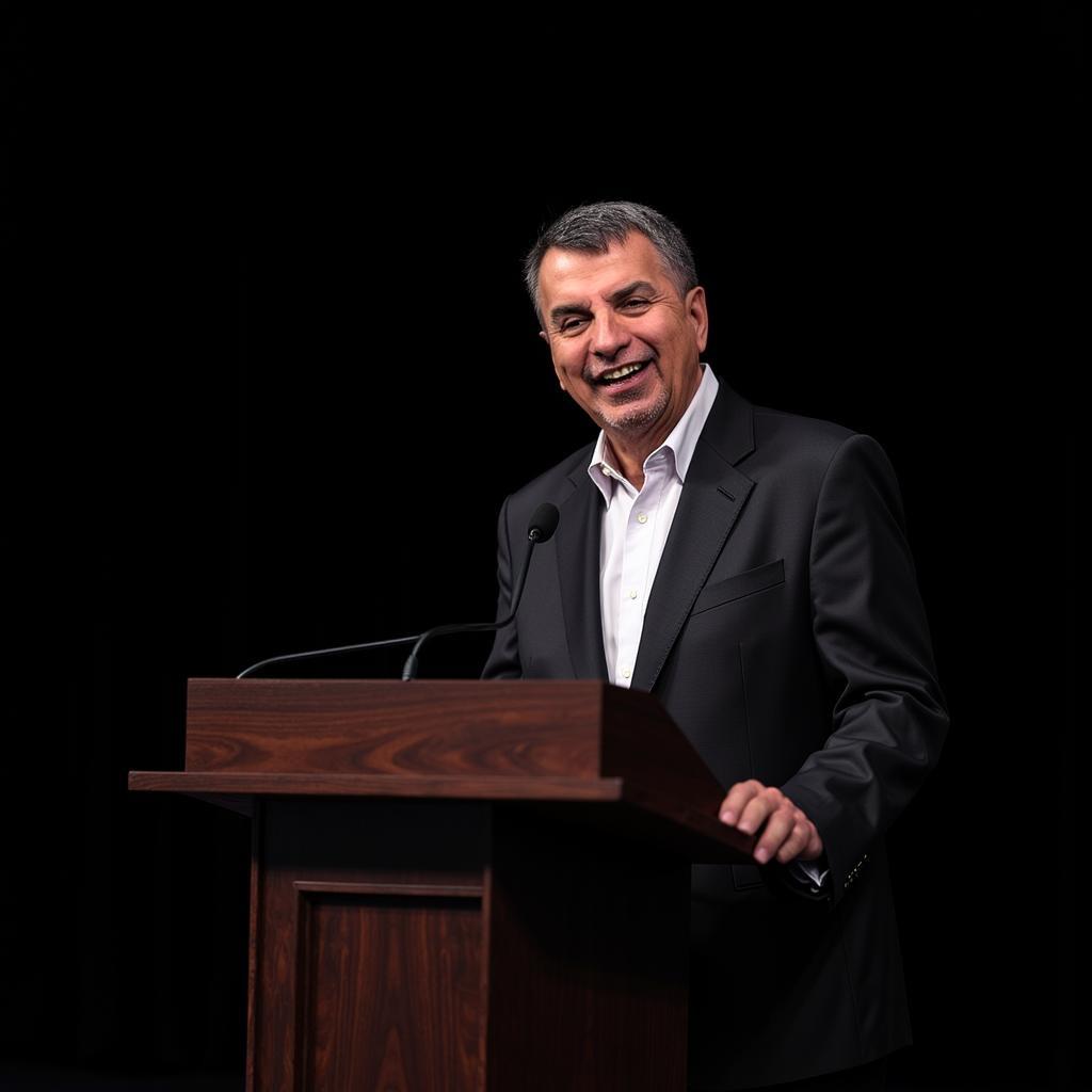 Dr. Gustavo De Vivero en una conferencia